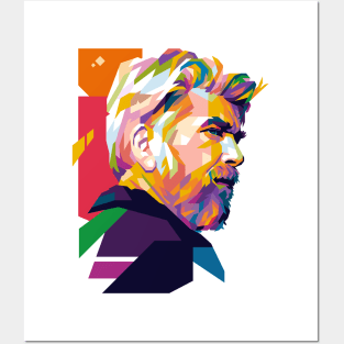 Karl Ove Knausgard Popart Posters and Art